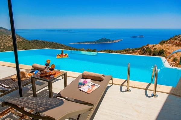 Villa Çil-5, Kahvaltı Dahil, Jakuzili, Muhteşem Deniz Manzaralı ve Muhafazakar 3