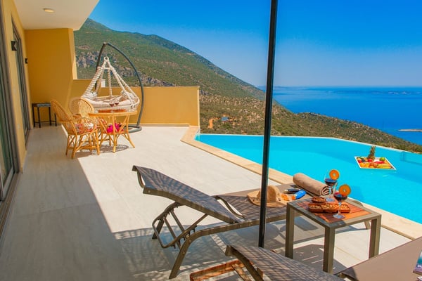Villa Çil-5, Kahvaltı Dahil, Jakuzili, Muhteşem Deniz Manzaralı ve Muhafazakar 1
