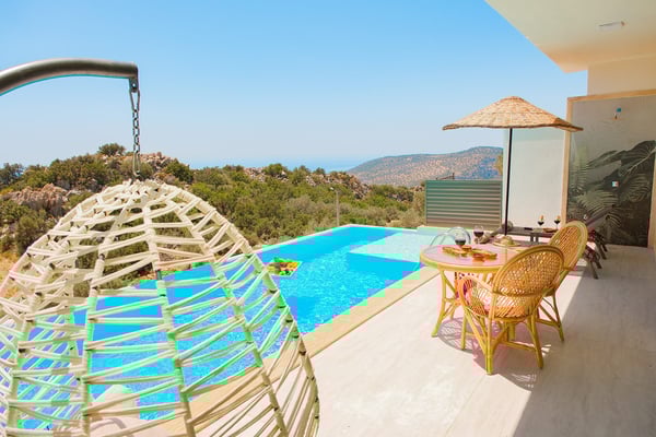 Villa Çil-6, Kahvaltı Dahil, Muhteşem Deniz Manzaralı ve Muhafazakar 1