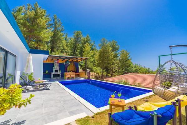 Villa İlithya-1, Kalkan Bölgesinde, Jakuzili ve Tek Odalı 1