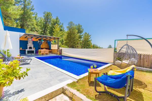 Villa İlithya-1, Kalkan Bölgesinde, Jakuzili ve Tek Odalı 3