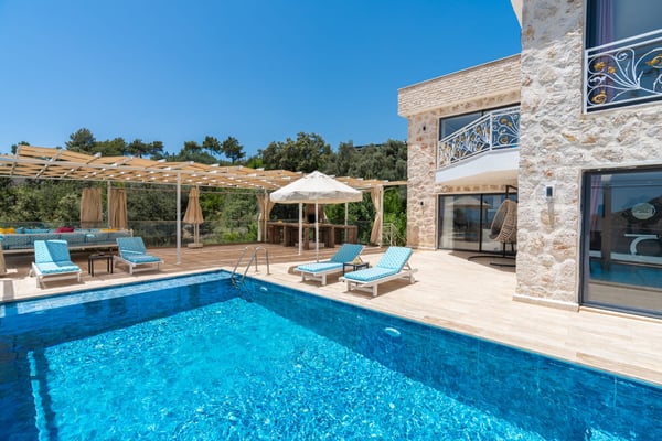 Villa Nihan-3, Deniz Manzaralı, Çocuk Parklı, Doğa İçerisinde Villa 2