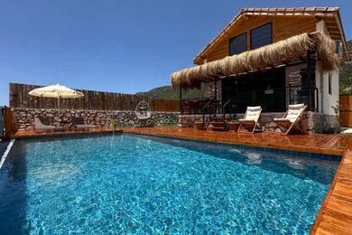 Villa Armut-2, Kalkan Bölgesinde, 2 Kişilik , Jakuzili Muhafazakar 2