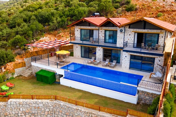 Villa Rastık-1, Kalkan Bölgesinde, 3 Odalı, Kapalı Isıtmalı Havuzlu 2