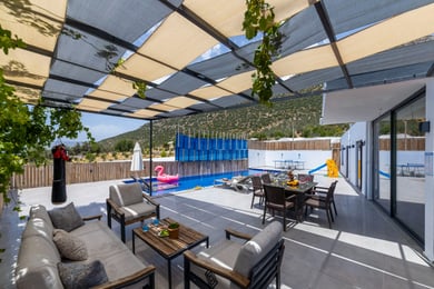 Villa Arkas-2, Çift Jakuzili, 3 Odalı ve Muhafazakar 3