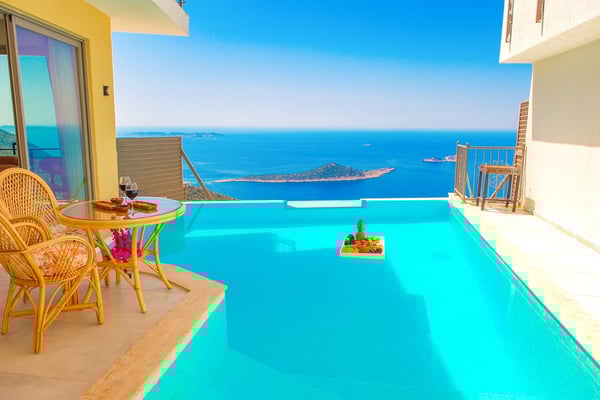 Villa Çilli-4, Kahvaltı Dahil, Sauna, Muhteşem Deniz Manzaralı ve Muhafazakar 1
