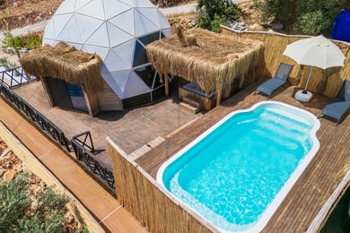 Dome Kalkedome-1, Kahvaltı Dahil, Jakuzili, Özel Havuzlu Dome 1