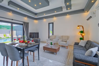 Villa Aloe-4, Fethiye Bölgesinde, Jakuzili, Merkezi Konumda 3