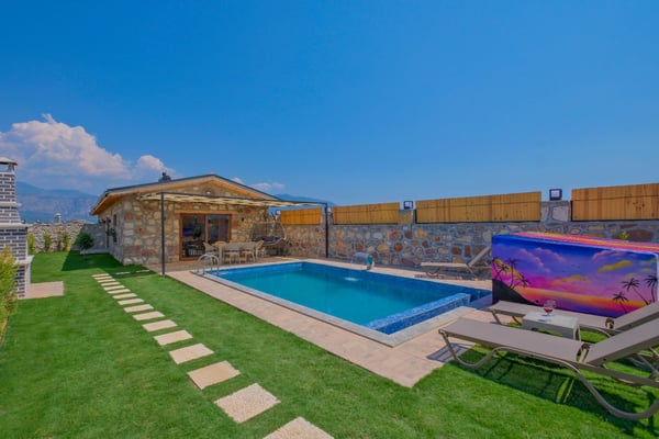 Villa Kup-2, Doğa İçerisinde, Tek Odalı, Balayı Villası 1