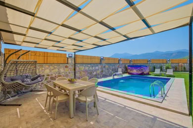 Villa Kup-2, Doğa İçerisinde, Tek Odalı, Balayı Villası 3