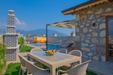 Villa Kup-1, Doğa İçerisinde, Tek Odalı, Balayı Villası 3