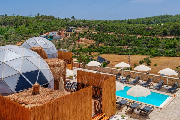 Domi Dome-1, Kahvaltı Dahil, Jakuzili, Ortak Havuzlu Dome 3