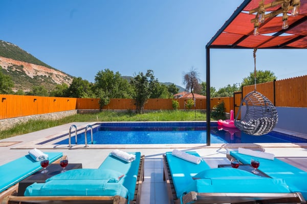 Villa Mızıka, Kalkan Bölgesinde, İki Odalı, Jakuzili, Muhafazakar 3
