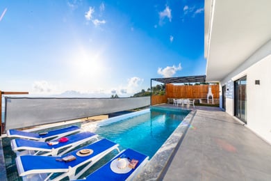 Villa Bernis-1, Süit Odalı, Korunaklı Havuzlu Jakuzili Villa 3