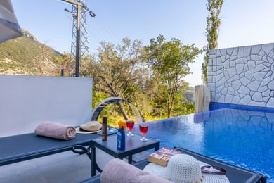 Villa Kayacan-2, Kalkan Bölgesinde, 2 Odalı ve Jakuzili 2
