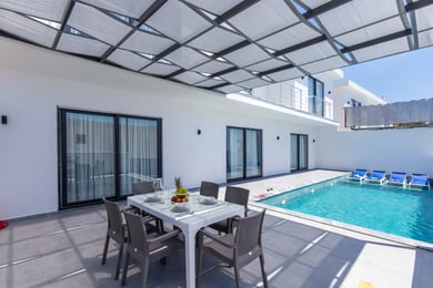 Villa Bernis-3, Süit Odalı, Korunaklı Havuzlu Jakuzili Villa 2