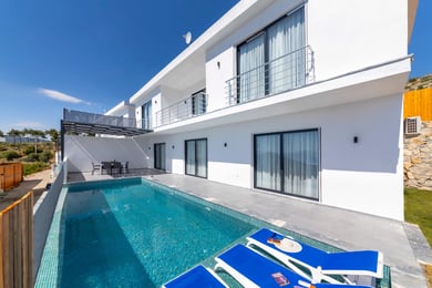 Villa Bernis-4, Süit Odalı, Korunaklı Havuzlu Jakuzili Villa 2