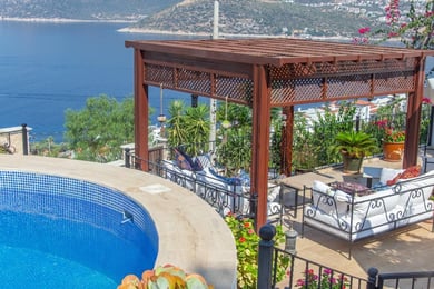 Villa Viva, Kalkan Bölgesinde, Plaja Yakın, Deniz Manzaralı 2