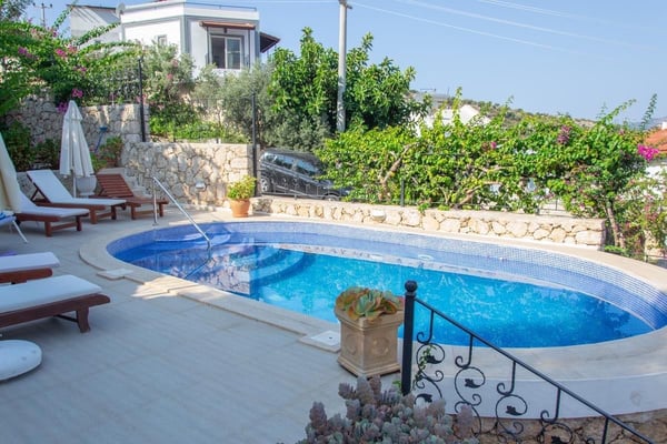 Villa Viva, Kalkan Bölgesinde, Plaja Yakın, Deniz Manzaralı 3