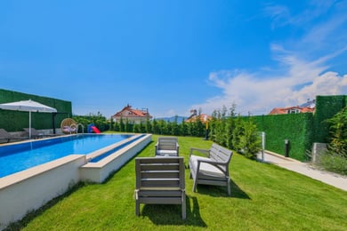 Villa İbi-2, Fethiye Bölgesinde, Çift Jakuzili, Saunalı ve 4 Odalı 3