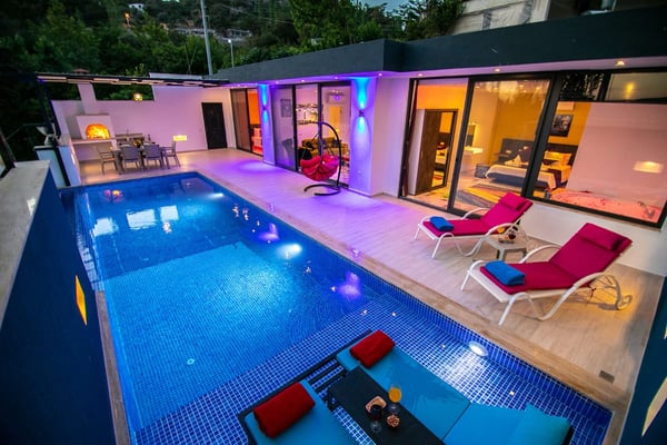 Villa Cereza-2, Kalkan Bölgesinde, 2 Odalı, Jakuzili 1