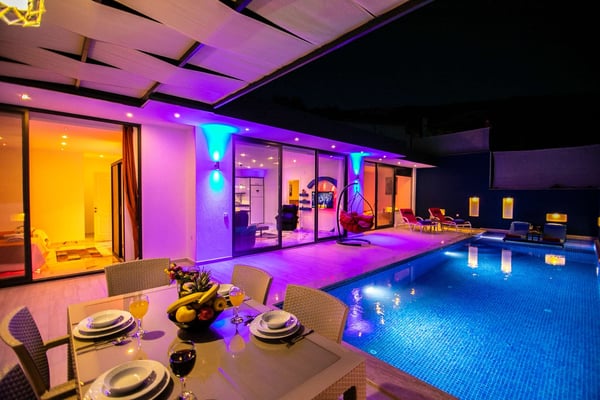 Villa Cereza-2, Kalkan Bölgesinde, 2 Odalı, Jakuzili 2