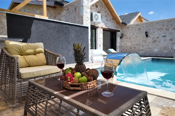 Villa Vesper-1, Kalkan Bölgesinde, Tek Odalı, Korunaklı Havuzlu, Jakuzili 3