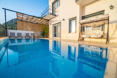 Villa Masmavi, Kalkan Bölgesinde, Üç Odalı, Deniz Manzaralı 1