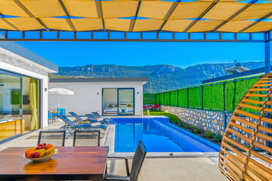 Villa Mirket-1, Kalkan Blgesinde, 5 Kişilik, Jakuzili, Jeneratörlü 3