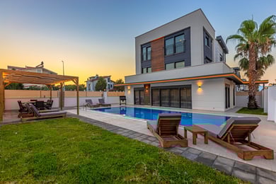 Villa Bettle, Belek'te, 4 Odalı, 8 Kişilik, Muhafazakar 1