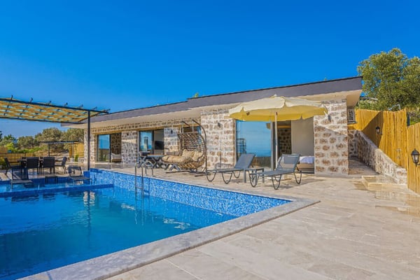Villa Berbet-1, Kalkan Bölgesinde, Jakuzi ve Saunalı Muhafazakar 1