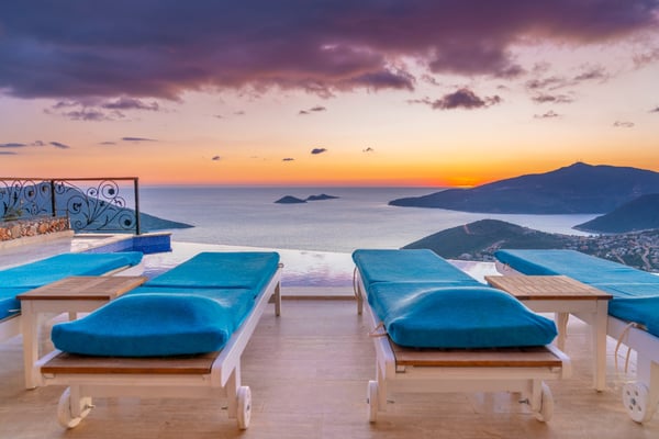 Villa Atina-2, Deniz Manzaralı, 3 Odalı, Jakuzili 3