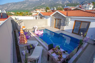 Villa Troya-8, Fethiye Bölgesinde, 2 Odalı ve Jakuzili 1