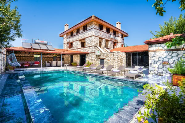 Villa Vezir, Kalkan`da, Hamam, Sauna ve Isıtmalı Havuzlu 1
