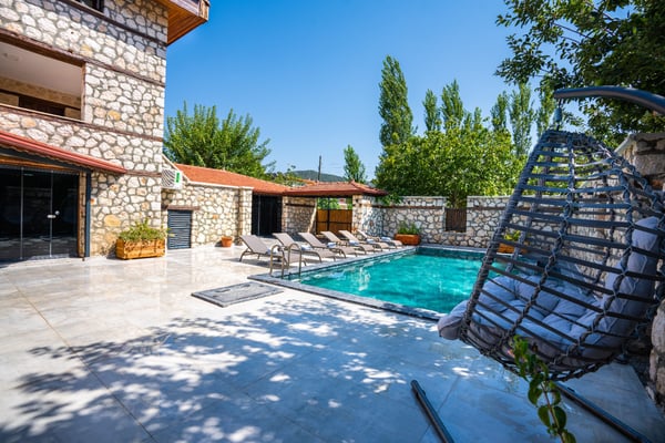 Villa Vezir, Kalkan`da, Hamam, Sauna ve Isıtmalı Havuzlu 3