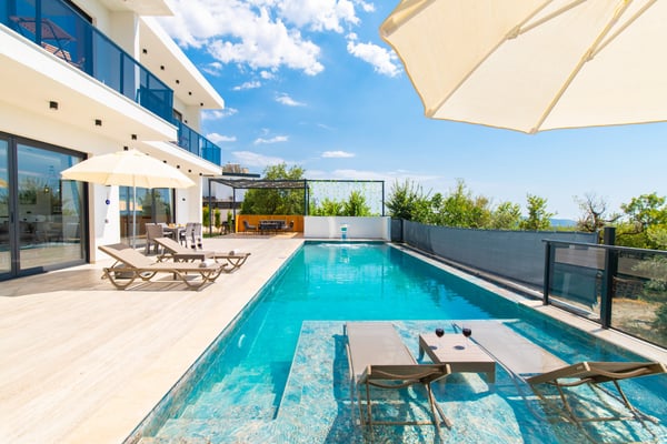 Villa Kaila, Kalkan Bölgesinde, Çift Jakuzi, Sauna ve Deniz Manzaralı Muhafazakar 2