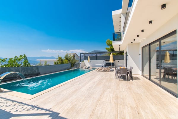 Villa Kaila, Kalkan Bölgesinde, Çift Jakuzi, Sauna ve Deniz Manzaralı Muhafazakar 3