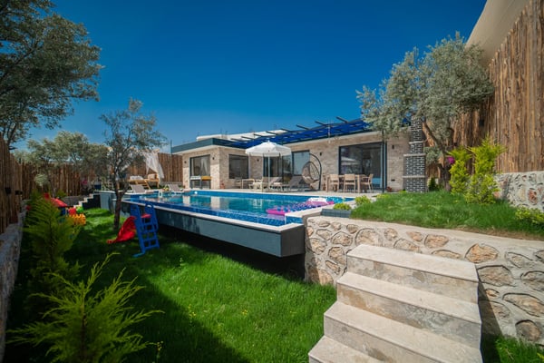 Villa Puhu-2, Kalkan Bölgesinde, 2 Odalı, Sauna ve Jakuzili 1