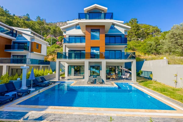 Villa Göcek-B, Göcek Bölgesinde, Jakuzili, 2 Salon ve 4 Odalı 1