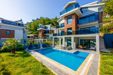 Villa Göcek-B, Göcek Bölgesinde, Jakuzili, 2 Salon ve 4 Odalı 2