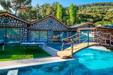 Villa Flamingo-2, Kalkan Bölgesinde, 2 Odalı ve Muhafazakar Villa 1