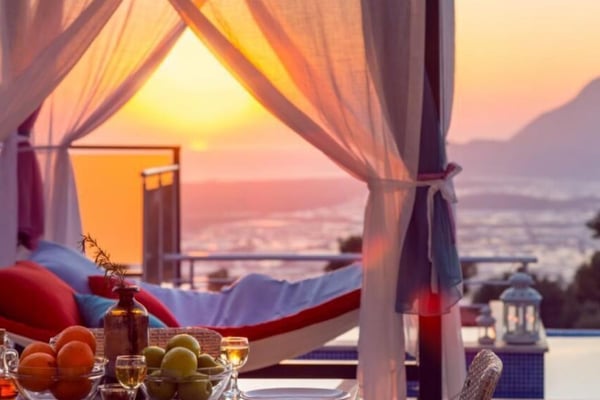 Villa Herakles, Kalkan Bölgesinde, 2 Odalı, Jakuzili, Deniz Manzaralı, Balayı Villası 3