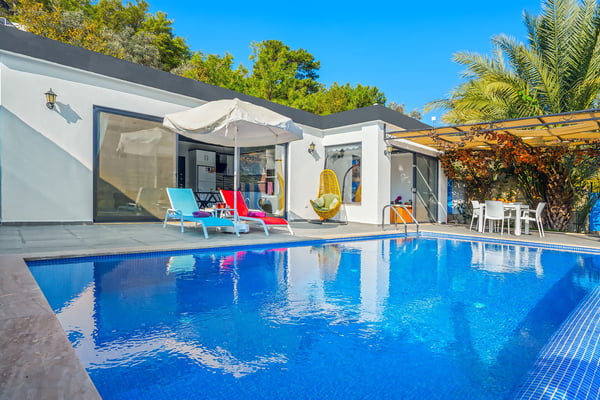 Villa Rosso, Kalkan Bölgesinde, Jakuzili, Korunaklı Balayı Villası 1