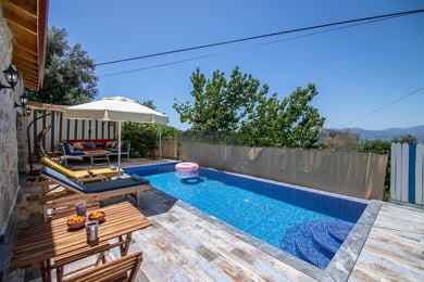 Villa Salkım-3, Kalkan Bölgesinde, Tek Odalı, Jakuzili 2