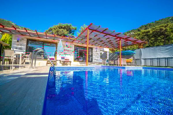 Villa Kaktüs, Kalkan Bölgesinde, Jakuzili Balayı Villası 2