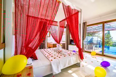 Villa Kaktüs, Kalkan Bölgesinde, Jakuzili Balayı Villası 3