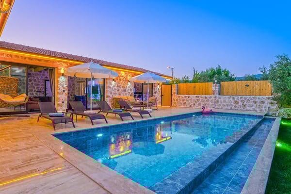 Villa Karuta, Kalkan Bölgesinde, İki Odalı ve Jakuzili 2