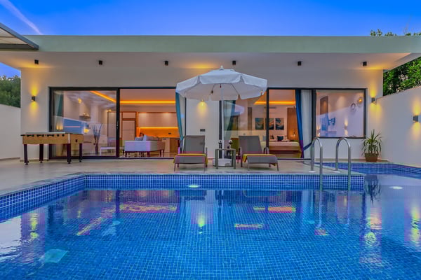 Villa Defne, Kalkan Bölgesinde, Jakuzili ve Muhafazakar Balayı Villası 1