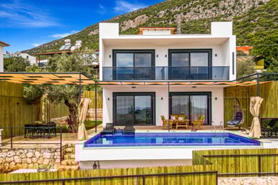 Villa Mobidik-1, Deniz Manzaralı, Jakuzili ve 2 Odalı 2