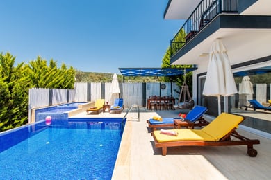 Villa Rivo-1, 2 Odalı, Geniş Havuzlu, Jakuzili Lüks Villa 3